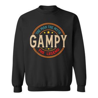 Gampy The Legend The Man Gampy Fathers Day Sweatshirt - Thegiftio UK