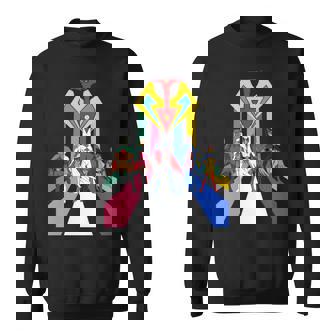 Gatachaman G Fuerza Batalla De Los Planetas Grupo Retro Manga Larga Camisa de entrenamiento - Regaloses