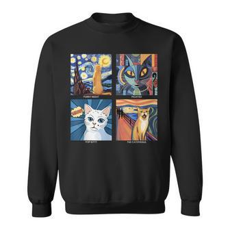 Gatos Artísticos Regalo Estético Para La Historia Del Arte Y Los Amantes De Los Gatos Camisa de entrenamiento - Regaloses