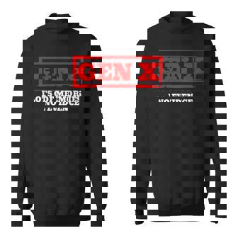 Gen X Molti Ricordi Nessuna Prova Generation X Felpa - Novitaregali