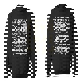 Ghost Halloween Costume The Sheet List Boo Sweatshirt | Mazezy