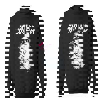 Ghoul Dad Daddy Spooky Halloween Ghost Costume Sweatshirt - Thegiftio