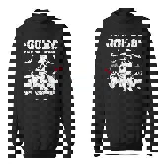 Ghoul Dad Vintage Ghost Halloween Costume Sweatshirt - Seseable