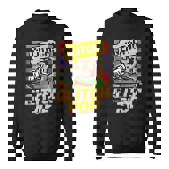 Glitch Pop Pop Culture Retro Video Game Tank Top Sweatshirt Unisex | Mazezy