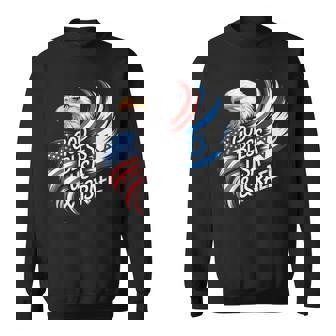 God Bless Usa & Israel Support Patriotic Sweatshirt - Thegiftio