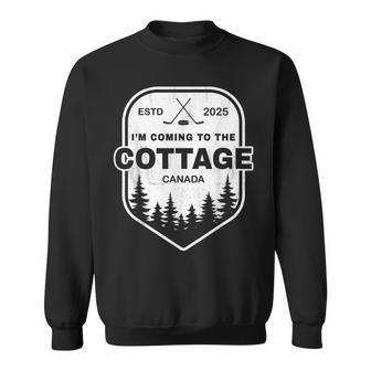 Going To The Cottage Hockey 2026 Couples Romantic Sweatshirt - Thegiftio UK