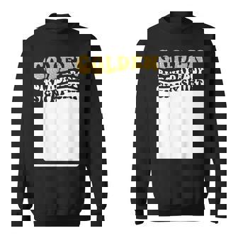 Golden Birthday Boy Sign My Boys Golden Birthday Party Sweatshirt | Seseable UK