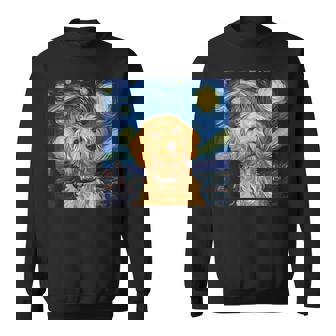 Goldendoodle Van Gogh Starry Night Sweatshirt | Mazezy