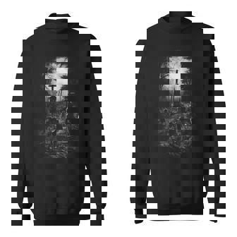 Gothic Old Graveyard Sweatshirt - Thegiftio
