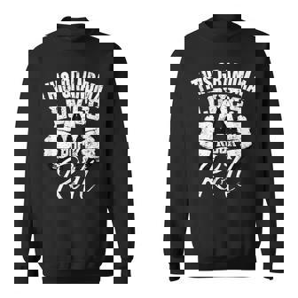 This Grandma Loves Rock & Roll Electronic Rock Guitar Sweatshirt Unisex | Mazezy