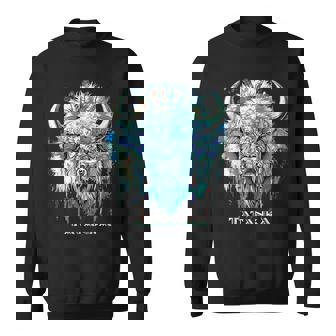 Great Native American White Buffalo Sacred Spirit Animal Iii Sweatshirt - Thegiftio