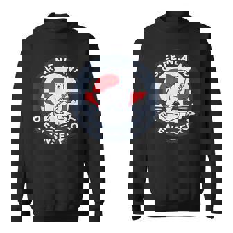 Greenland Guard Polar Bear Spear Arctic Emblem Sweatshirt - Monsterry