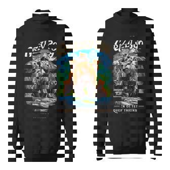 Grizzly 399 Bear Lovers Queen Of The Tetons National Park Sweatshirt | Mazezy