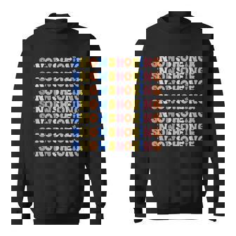 Groovy Snowshoeing Winter Activity Snowshoe Hiking Snow Tank Top Sweatshirt Unisex | Mazezy