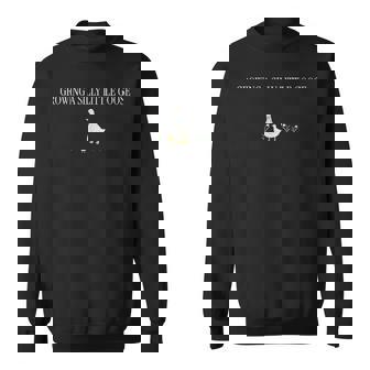 Growing A Silly Little Goose Pregnancy Announcement Sweatshirt - Monsterry