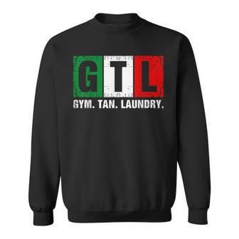 Gtl Gym Tan Laundry Italian Flag Sweatshirt - Thegiftio UK