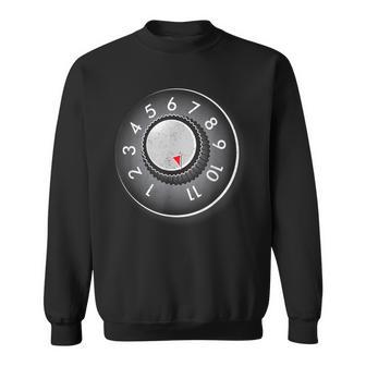 Guitar Amp Volume Knob Goes To Eleven Music Vintage Sweatshirt - Thegiftio UK