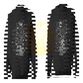 Guitarra Acústica Árbol Guitarrista Paisaje Naturaleza Amante De La Música Camisa de entrenamiento - Regaloses