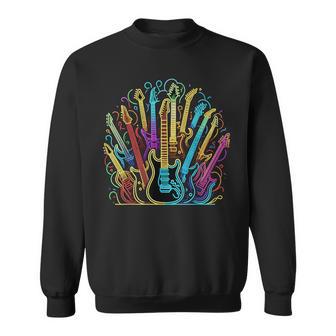 Guitars Electric Colored Acoustic Classical Sweatshirt - Thegiftio UK