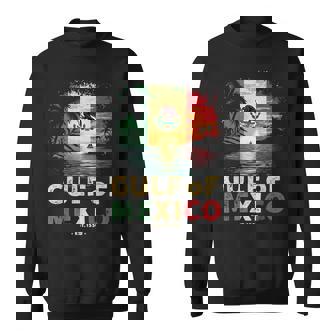 Gulf Of Mexico Est 1550 Mexican Gulf Of Mexico Flag Vintage Sweatshirt - Monsterry