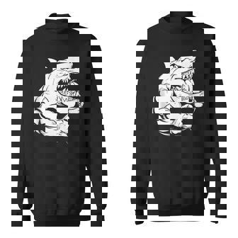 Gym Shark Exercise Training Workout Sweatshirt - Thegiftio