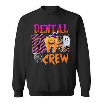 Halloween Dental Boo Crew Th Dentist Spooky Sweatshirt - Thegiftio