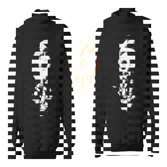 Halloween Number 6 Matching 67 Meme Skeleton Hand Sweatshirt | Mazezy