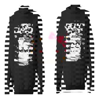 Halloween Paper Scissors Rock Matching Cute Paper Costume Sweatshirt | Seseable FR