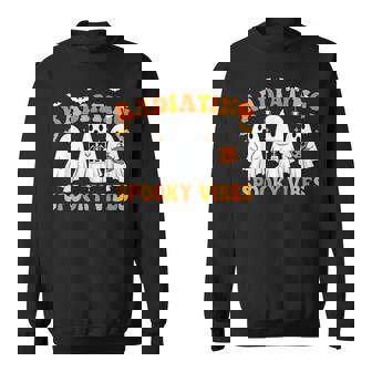 Halloween Radiating Spooky Vibes Ghost X-Ray Radiology Tech Sweatshirt | Mazezy