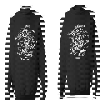 Halloween Retro Skeleton But Did You Die Vintage Meme Sweatshirt | Seseable CA