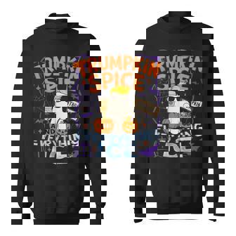 Halloween Trumpkin Spice And Everything Ice Pumpkin Spice Sweatshirt | Mazezy