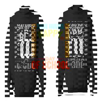 Happy 100Th Day Of School Student 100 Days Of School Sweatshirt | Mazezy