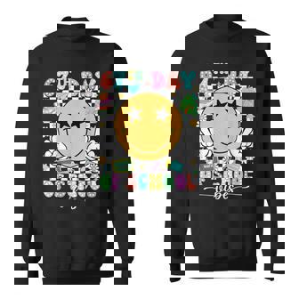 Happy 67Th Day Of School Vibes Smile Face 67 Days Of School Sweatshirt | Mazezy