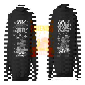 Happy Friendsgiving Squad Thanksgiving Sweatshirt | Mazezy