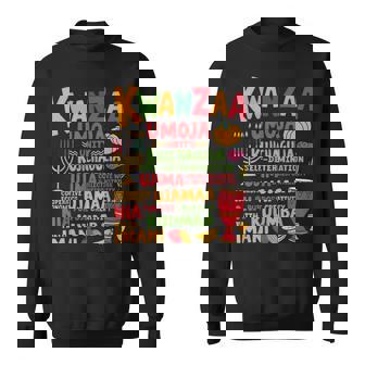 Happy Kwanza Seven Principles Nguzo Saba African American Sweatshirt - Monsterry
