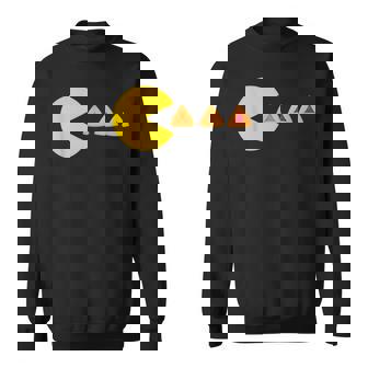 Happy Purim Costume Video Game Eating Hamantashen Jewish Sweatshirt | Seseable CA