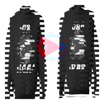 Havana Cuba -Ouvenirs De Drapeau Cubain Rétrointage Sweater e - Cadeauxyz