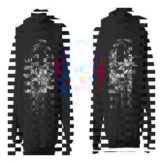 Headphones Music Dj Beatmaker Techno Splash House Music Edm Sweatshirt | Mazezy