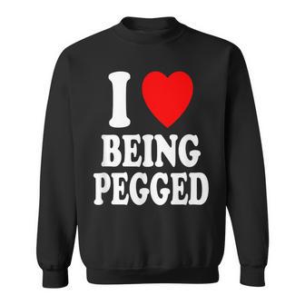 I Heart Love Being Pegged Sweatshirt - Thegiftio UK