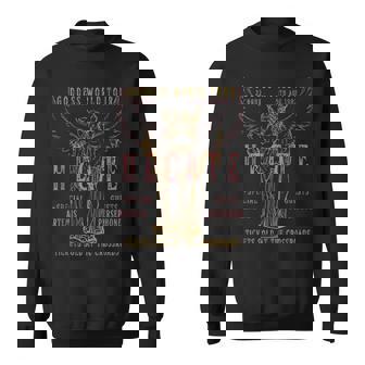 Hecate Distressed Band Greek Mythology Triple Goddess Sweatshirt - Thegiftio