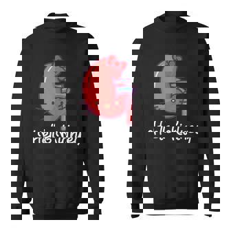 Hello Kidney おもしろ お医者さんへの感謝を示す スウェットシャツ - Kawaiitshirt