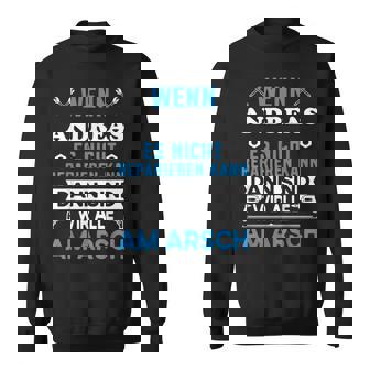 Herren Lustiger Männer Nameorname Andreas Lustig Mit Funpruch Sweatshirt - Seseable