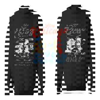 Hey Chicago Whadya Say Hot Dog Baseball Graphic Sweatshirt | Seseable FR