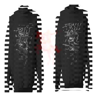 Hip Hop Urban Y2k Retro Vintage Edgy Back Print Streetwear Sweatshirt | Mazezy