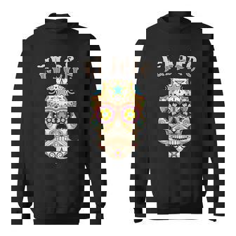 Homme El Jefeugarkull Dia De Los Muertos El Jefe Sweater e - Cadeauxyz