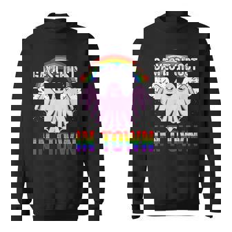 Homme Lgbt Costume De Fantôme Arc-En-Ciel Sweater e - Cadeauxyz