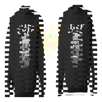 Hommeugarkull Dia De Los Muertos El Jefe Sweater e - Cadeauxyz