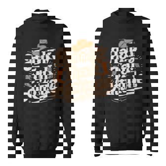 Honky Tonk Attitude Western Farm Musician Honky Tonk Sweatshirt Unisex | Mazezy