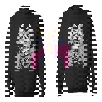 Horror Anime Manga Bunny Japan Japanese Creepy Kawaii Goth Sweatshirt | Mazezy