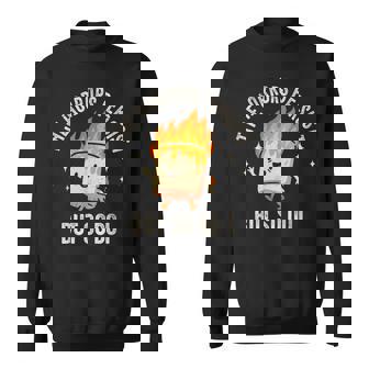 The Horrors Persist But So Do I Marshmallow Sweatshirt - Monsterry